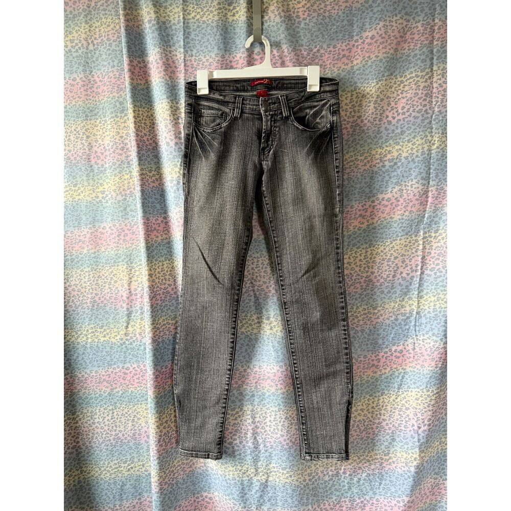 🔥 Twenty One by Forever 21 Grey Skinny Jeans – Size 5, 30" Inseam, Ankle Zip 🔥